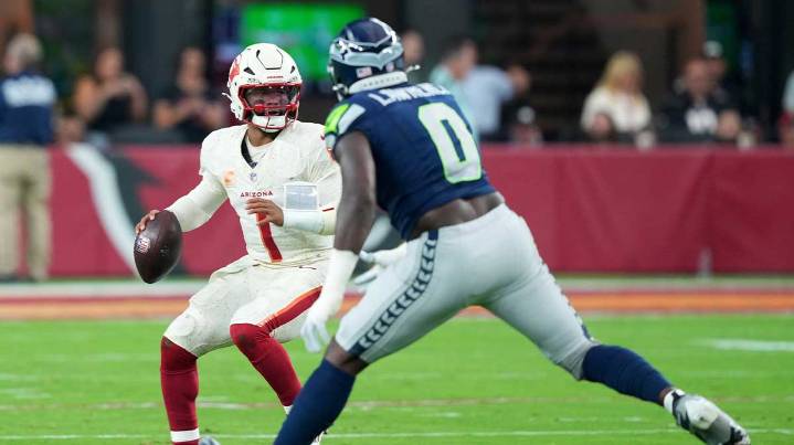 Kyler Murray’s ugly pick for Cardinals gets saved by Seahawks’ friendly fire fumble