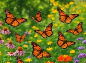Se prepara Saltillo con jardines polinizadores para recibir a la mariposa monarca