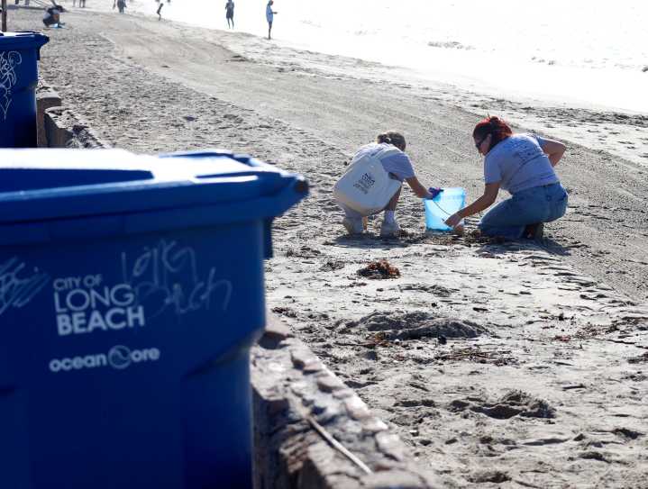 Long Beach volunteers take care of local beaches for annual Coastal Cleanup Day