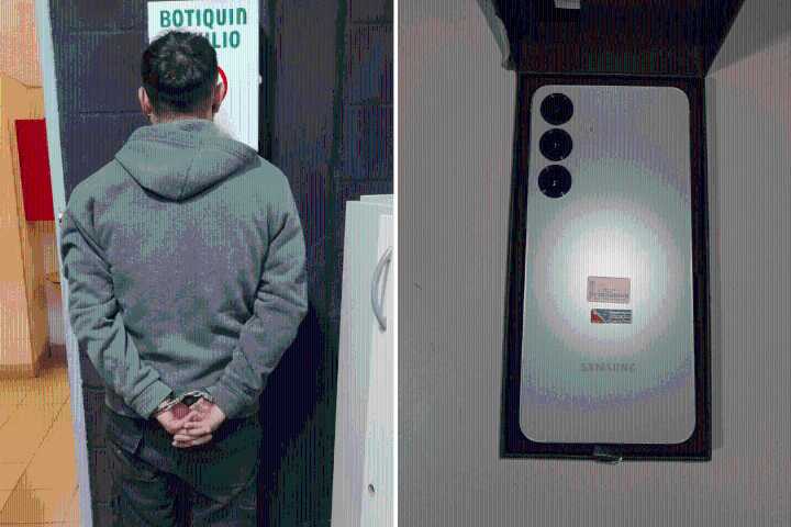Detuvieron a un hombre en Godoy Cruz por intentar comprar celulares de alta gama con tarjetas y DNI falsos