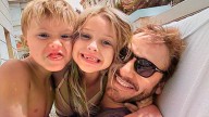 Benjamín Vicuña se reencontró con sus hijos Magnolia y Amancio: la tierna foto del momento