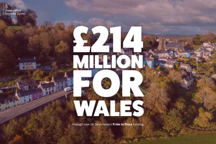 £214m new funding for Welsh communities to improve neighbourhoods and restore pride