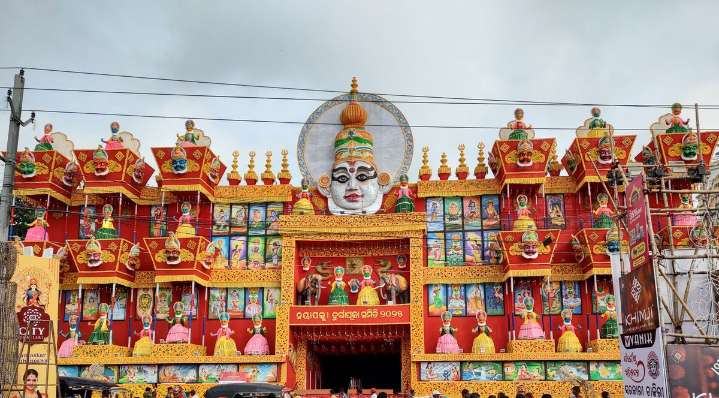 61 platoons of police force deployed at 193 Durga Puja pandals in Bhubaneswar
