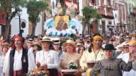 Días masivos en Teror: cerca de 300.000 personas visitan a la Virgen del Pino