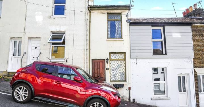 One of UK's thinnest homes on sale for £75,000 with tiny bedroom