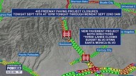 405 Freeway closures again this weekend