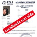 Localizan con vida a Ana Luisa, joven desaparecida en Reynosa