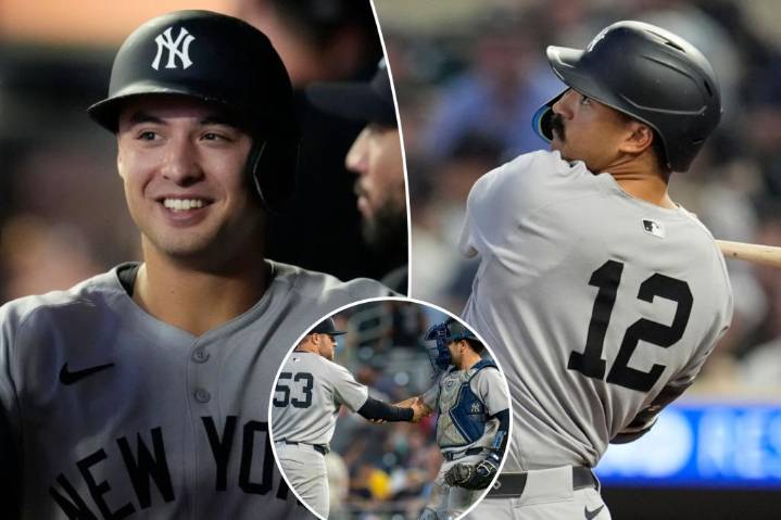 Yankees narrowly avoid epic collapse to win slugfest over Twins