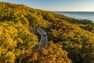 Campground at the tip of the Mitten extends its season for one more week of fall colors
