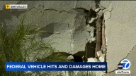 Simi Valley home damaged after being hit by federal vehicle