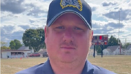 Copley football coach John Kromalic talks after Week 3 win