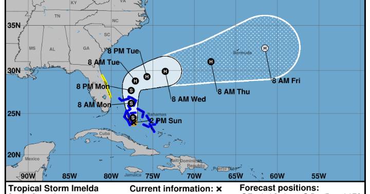 Storm predicted to turn east, forecast danger for SC decreases