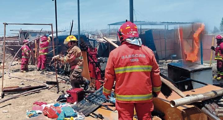 Piura: Incendio afectó viviendas y alarmó a los pobladores