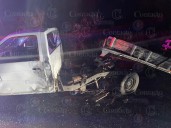 Reportan un muerto y 4 lesionados en un choque entre camionetas