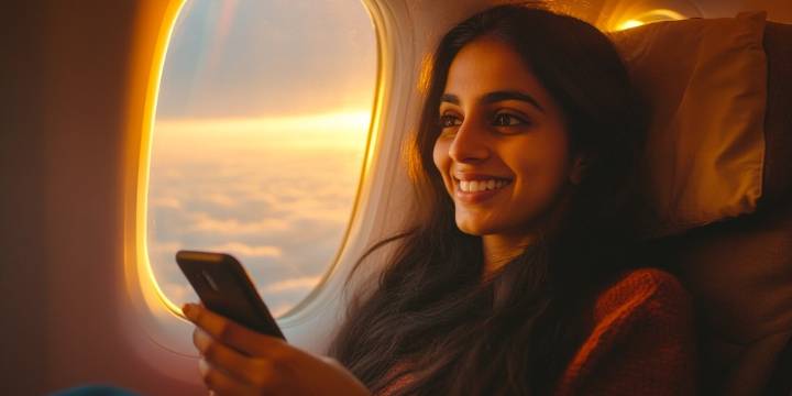 Por qué es necesario activar el modo avión en el celular durante un vuelo y qué pasa si no se hace