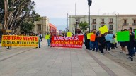 Transportistas protestan en Oaxaca: exigen respeto al proyecto original del CityBus y denuncian imposiciones del gobierno