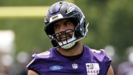 Ravens' Mark Andrews reacts to Derrick Henry fumble in loss to Lions