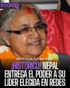 Nepal elige a su nueva líder interina a través de redes sociales