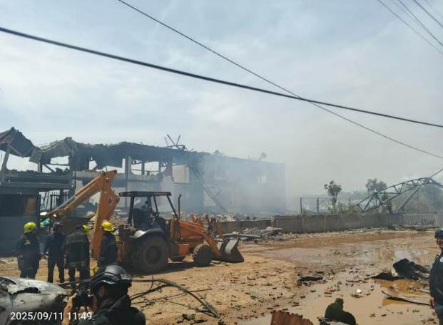 Vea las fotos y videos más impactantes de la explosión en la fábrica de pirotecnia en la zona industrial de San Francisco
