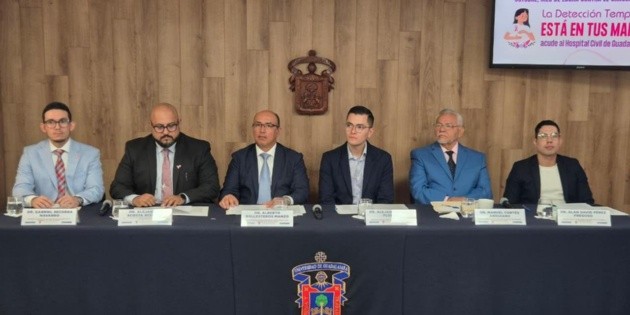 Hospitales Civiles impulsan detección temprana de cáncer de mama