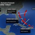 Strengthening Tropical Storm Humberto may soon be joined by Imelda, posing a US threat