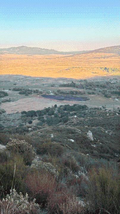 Cal Fire battles brush fire near Lake Henshaw