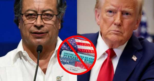 Urgente | Estados Unidos le revoca la visa al presidente por "acciones provocadoras" contra Trump