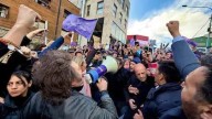 En un clima de tensión, Milei tuvo que cancelar su acto de campaña en Ushuaia