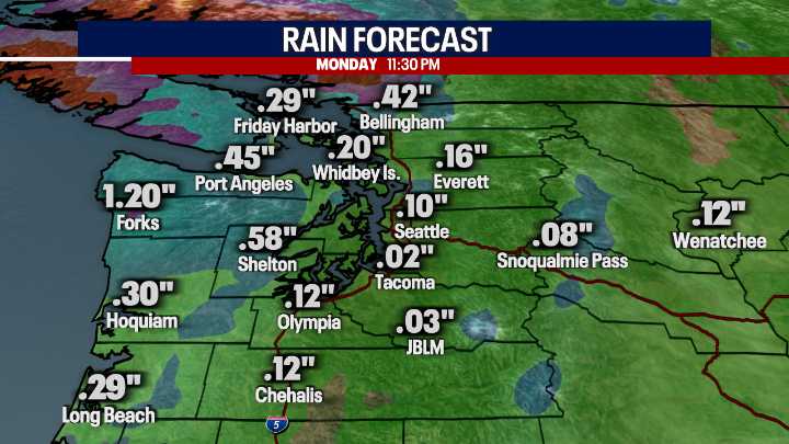 Wetter, darker and breezier weather in Seattle