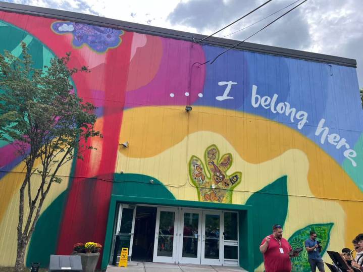 West Hartford’s Conard High School Unveils Motivating ‘I Belong Here’ Mural  