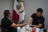 Se suma personal de la FGE Zona Norte a campaña de donación de sangre
