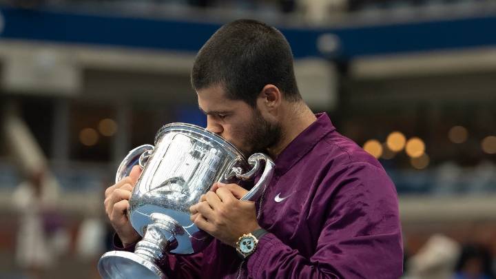 Carlos Alcaraz, tras ganar el US Open: "Ganar un Grand Slam es un sueño, ganar 6 es algo increíble"