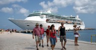 Royal Caribbean cruise ship saves a raft 'falling apart' with 12 people stranded