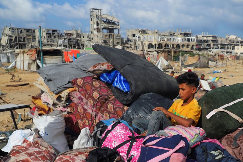 Israel presses ahead with Gaza City assault, displaced Palestinians panic