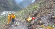 Incendio forestal en Machu Picchu fue controlado tras dos días de arduo trabajo de brigadistas 