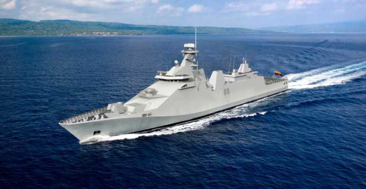 Industria naval colombiana avanza: Damen firma contrato de acero para fragata PES