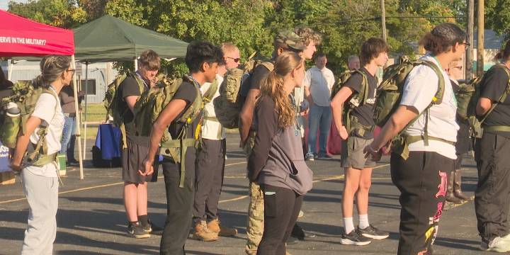 Jackson ruck march brings awareness to veteran suicide