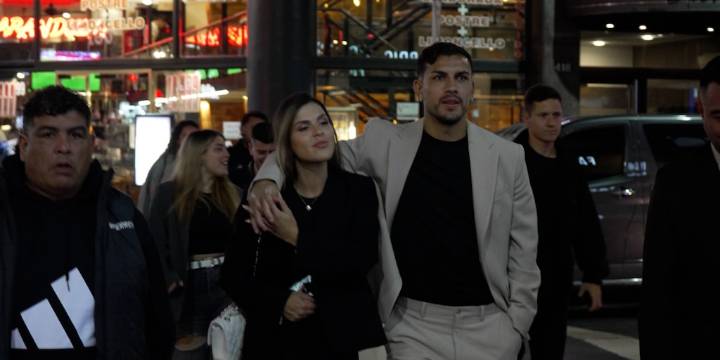 Leandro Paredes y Camila Galante volvieron a mostrarse en público tras otra semana de rumores