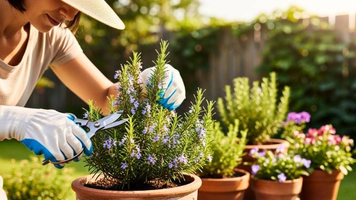 Paso a paso: cómo podar la planta de romero para que estalle de flores en primavera