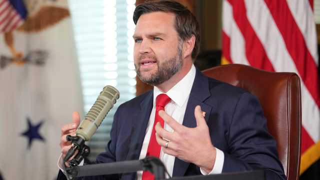 Vance hosts Charlie Kirk's radio show