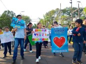 El Instituto Esperanza derrochó buena onda y alegría en las calles de Iguazú