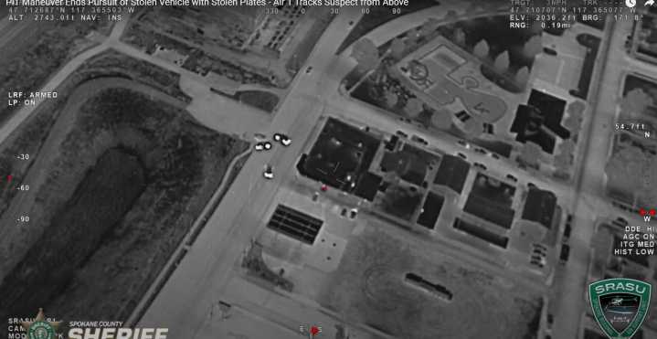Flock camera notifies Spokane deputies of stolen vehicle, car chase ensues