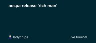 aespa release 'rich man': ohnotheydidnt