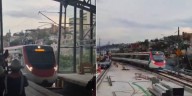 Tren Interurbano México - Toluca: así se ve el arribo de trenes a la terminal Observatorio en el inicio de las pruebas