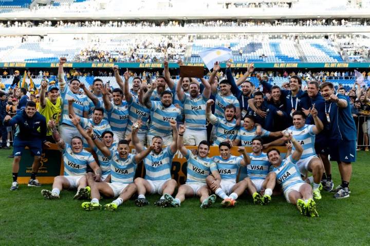 Los Pumas derrotaron a Australia con lo justo y dan pelea en el Rugby Championship