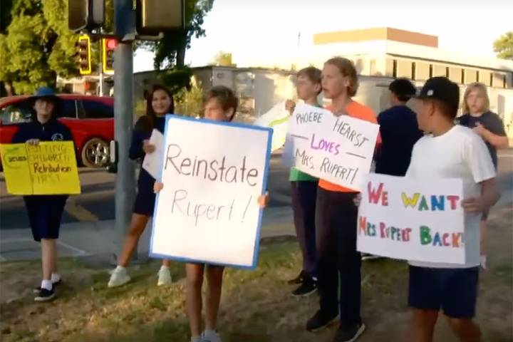 Students Protest Teacher’s ‘Reassignment’ Over Carpet Controversy