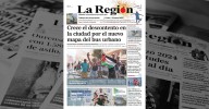 La portada de La Región de este lunes, 15 de septiembre