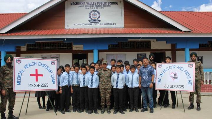 Arunachal: Health and awareness drive at Menchukha Valley Public School empowers students and staff