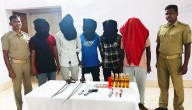 Five Arrested While Plotting Dacoity In Rourkela