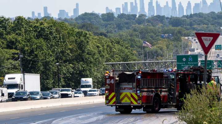 Cooking oil spill causes lengthy delay, closure on Route 3 in Clifton